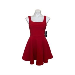Lulus NWT Red Fit and Flare Dress